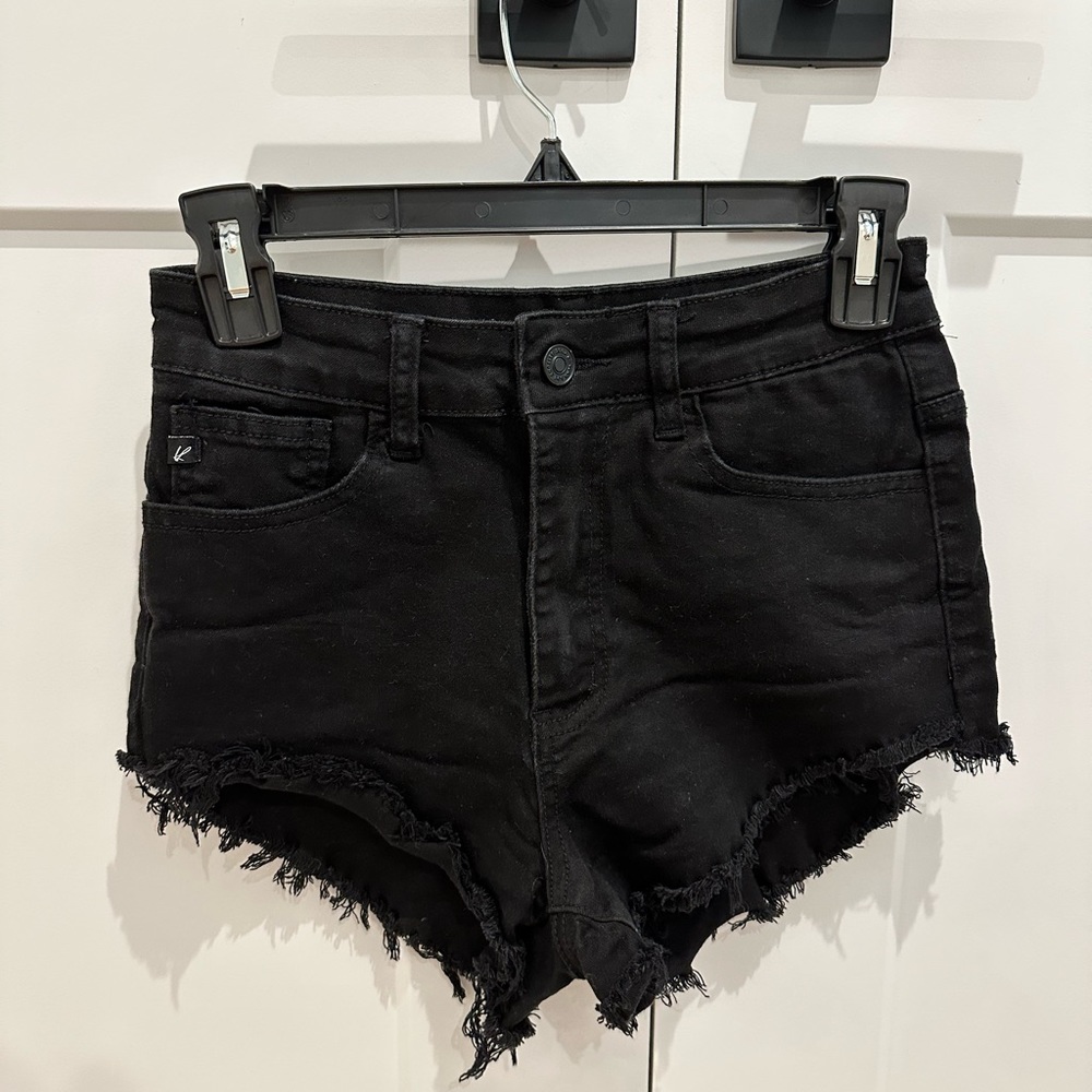 KanCan Jean shorts - black!
